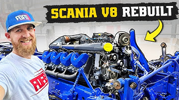 SCANIA 144 530 V8 REBUILT ENGINE IS IN 