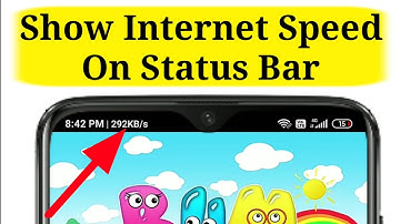 How To Enable Network Speed Display on Status Bar On Redmi Note 8 Pro