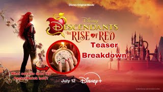 Descendants: The Rise of Red Teaser Trailers BREAKDOWN. *(WATCH TILL THE END)*