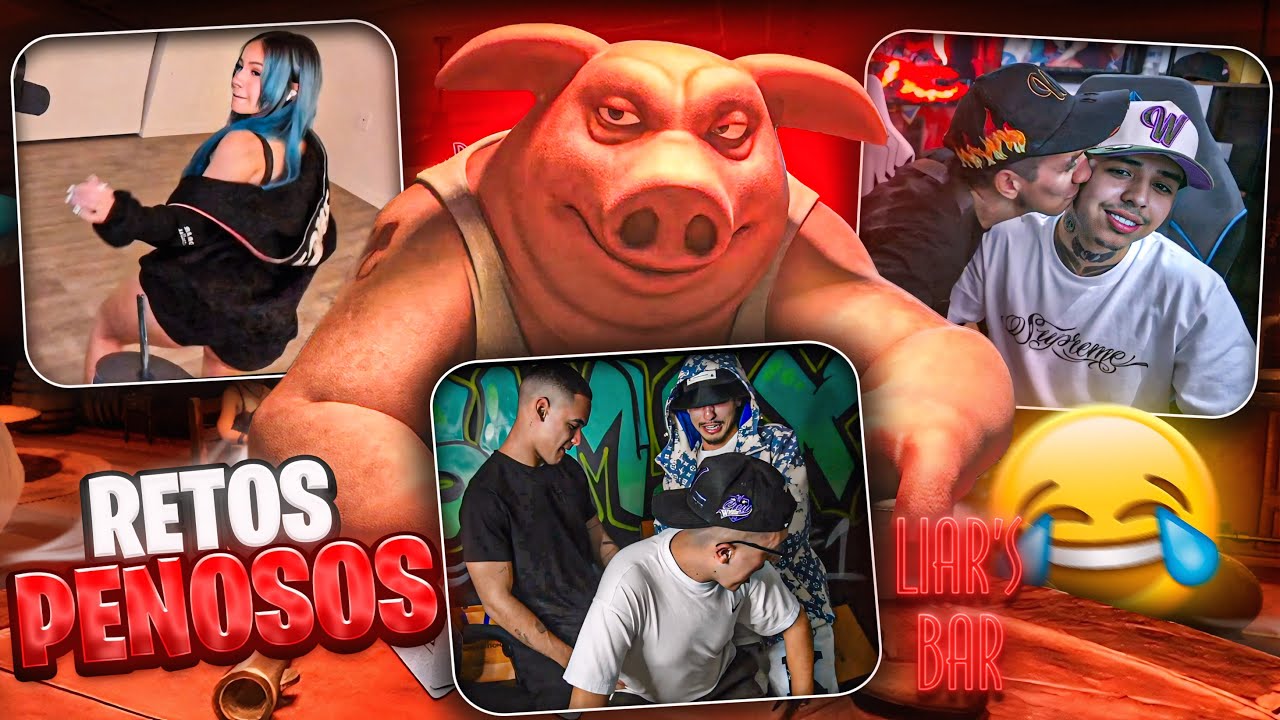 PERDIENDO LA DIGNIDAD EN LIAR´S BAR 😞😞 RETOS CON WEST, LEANDRO, CHANTY Y MAS | Samulx