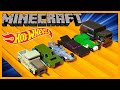 HOT WHEELS MINECRAFT CHARACTER CAR SET RACE and REVIEW