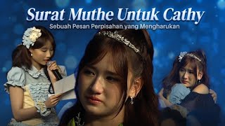 Download lagu Surat Muthe jkt48 untuk Cathy jkt48 yang graduation dari jkt48 hari ini