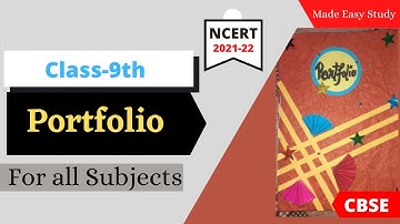 Portfolio Class9 | CBSE Class_9 Portfolio of all subjects | Class9 Portfolio | #class9portfolio |