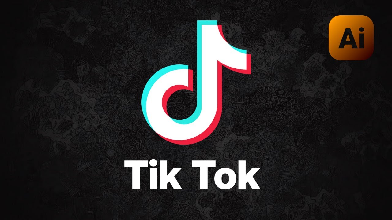 TikTok Logo Design | Adobe Illustrator