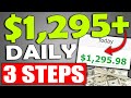 Get Paid $1,295/DAY With a DONE FOR YOU Model That's Set Up in 3 EASY STEPS (Make Money Online)