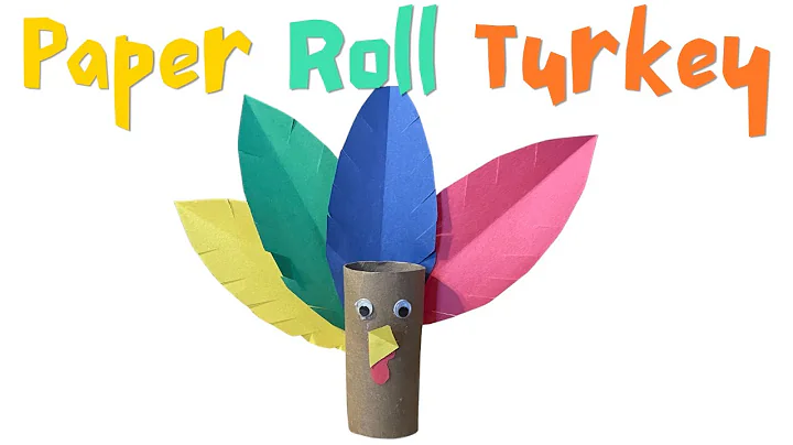 Thanksgiving Crafts for Kids Made EASY - Toilet Paper Roll Turkey!