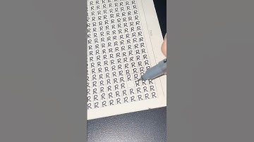 ✍️Like nếu tên bạn có chữ R #shortvideo #drawing #video