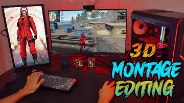 New 3D Montage Editing Tutorial🔥Intro Gamer | Kinemaster Editing