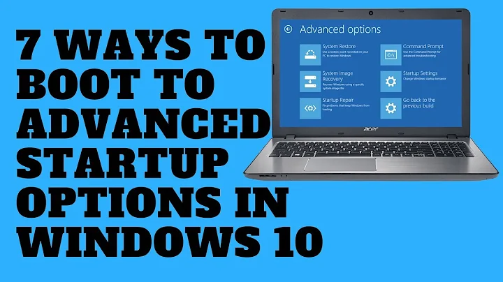 7 Ways to Boot to Advanced Startup Options in Windows 10