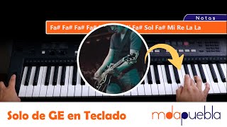 Hosanna - Marco Barrientos | Solo de GUITARRA ELÉCTRICA  en TECLADO | mda puebla