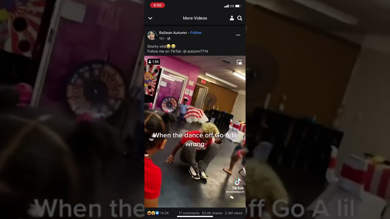 Lady Rips Her Pants In A Dance Off