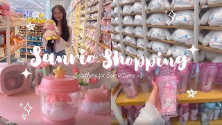 Sanrio Shopping! 🤍 Shopping at MINISO+DAISO+TOKYOCENTRAL for SANRIO items and other Japanese items!