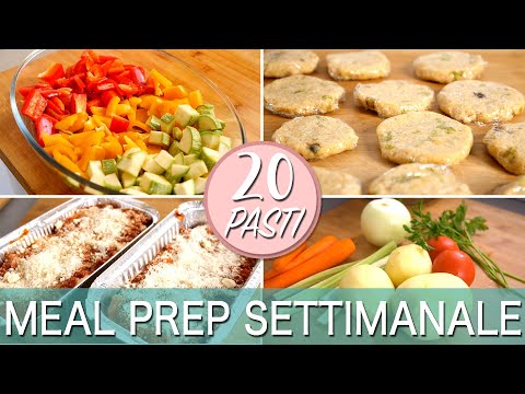 IDEE MEAL PREP SETTIMANALE - CUCINA e ORGANIZZAZIONE PASTI