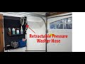 DIY Garage Pressure Washer System using Giraffe Tools Retractable Hose Reel