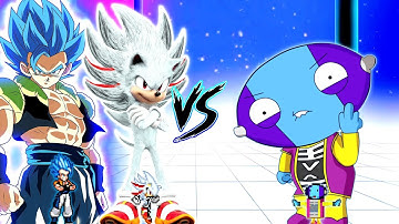 Gogeta V3.5 OP (all form) & Shadic V2 OP (all form) VS Zeno Sama OP in Jump Force Mugen