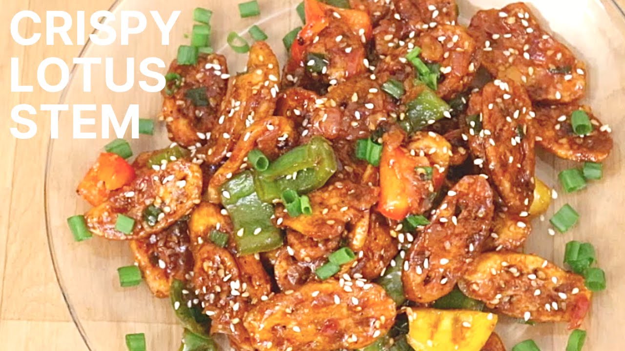 Crispy Honey Chilli Garlic Lotus Stem Recipe | Easy Quick Lotus Root Recipe | Chilli & Chai By Arti Dara