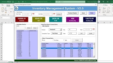 Inventory Management System - 2.0 with Print and Delete Button