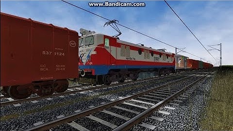 Python Freight train of Indian Railways | MSTS Indian Railways