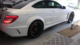 C63 Black Series Cold Start