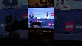 Hatsune Miku panel at AX2024
