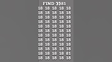 find the odd number 81#mathstricks #education #iqtest #quiz #riddles #find #math #challenge #maths
