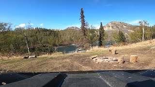 Camping at Ruby Lake, Alaska