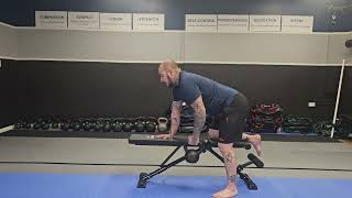 Kettlebell Elevated 3-Point Row