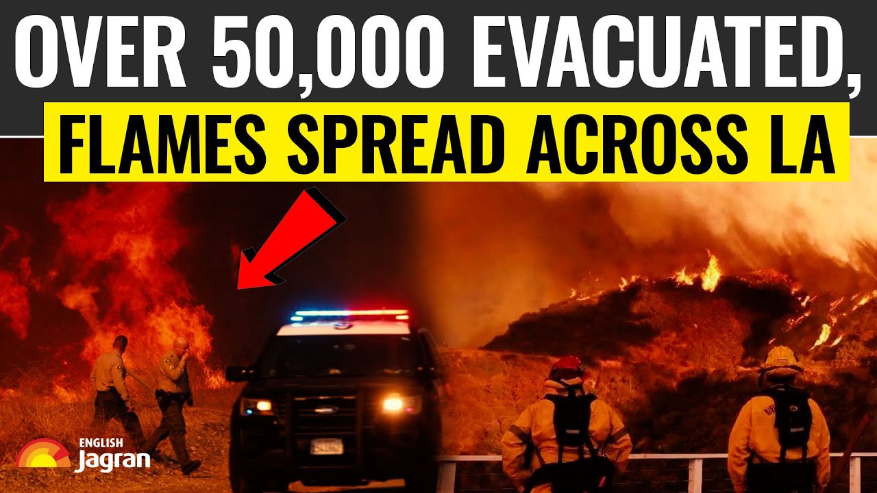 Los Angeles Wildfires | Flames Spread Rapidly Amid Strong Winds ...