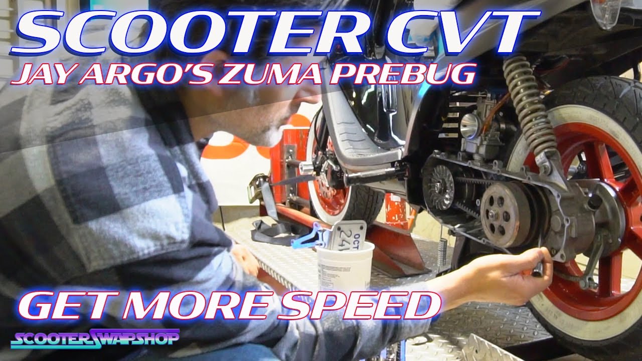 Scooter CVT transmission Issues More top speed YouTube