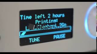 Electronic Scoreboard With Countdown To The End Of Work Of 3D Printer