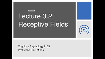 Lecture 3.2 Receptive Fields