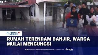 Flooding Submerges Homes In Gorontalo City Residents Begin Evacuating