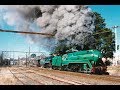 Australian steam locomotives 3801 & 3830 - "38s Over The Mountains" - July 2000