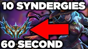 60 SECOND PLAYS SET 8|10 SYNERGIES COMP GUIDE TEAMFIGHT TACTICS TFT TCL