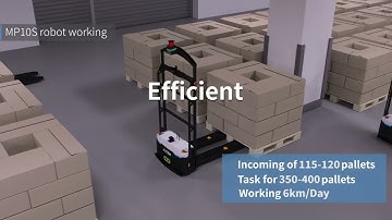 Factory AMR Application- Safety, Efficiency, and Cost Savings with MP10S and AE10 Robots#AMR#AGV