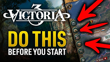 DO THIS Before You Hit Play | VICTORIA 3 Tutorials & Guides
