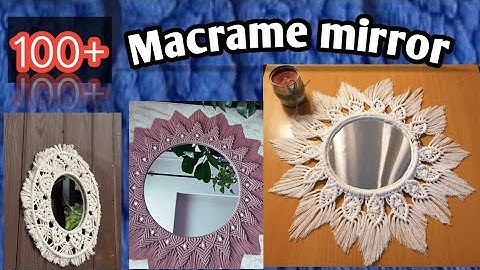 Macrame mirror designs ideas 