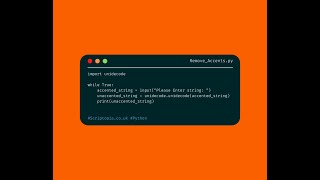 Python strings - Remove accents from strings