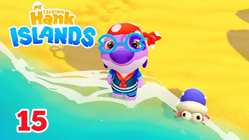 Summer Fun with Dolphin Hank! My Talking Hank Islands Gameplay Walkthrough - Part 15