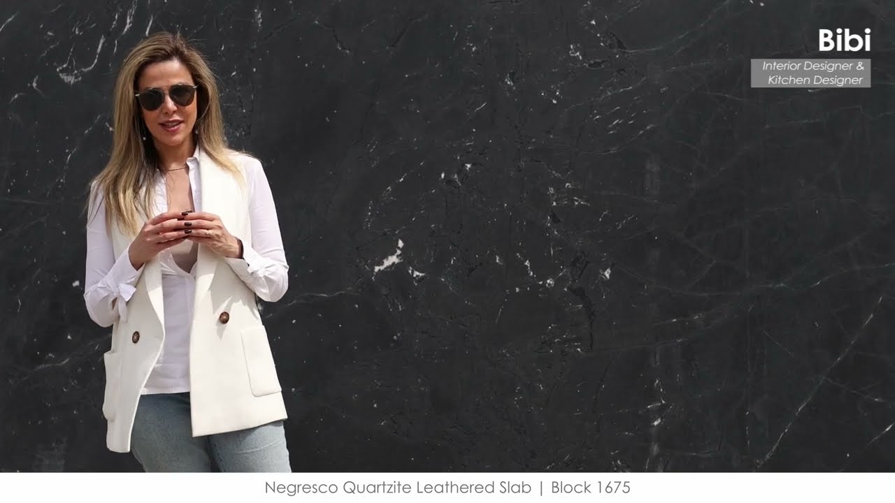 Negresco Quartzite Leathered Slab | Block 1675