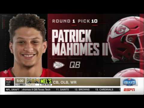 patrick mahomes 2017 draft