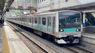 E233系2000番台 マト6編成 NN出場回送 高尾駅通過