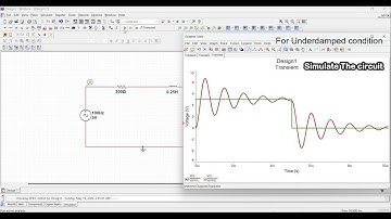 RLC Circuit || Under/Critical/Over Damped condition || Multisim Simulation || Simulate Electronics