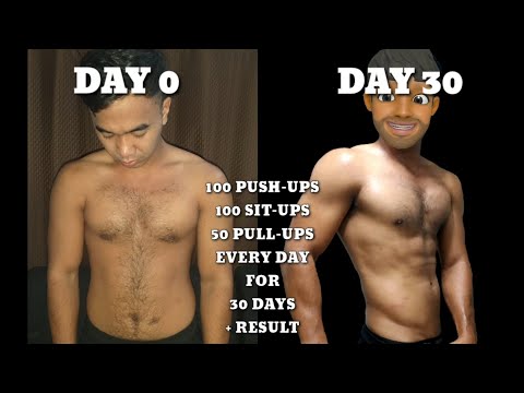 PART 2 | QUARANTINE WORKOUT: 100 PUSH-UPS, 100 SIT-UPS, 50 PULL-UPS Every Day For 30 Days | MTD Time