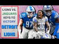 Detroit Lions vs. Jacksonville Jaguars Week 13: 5 Keys To Victory Ft. Jared Goff, &amp; Aidan Hutchinson