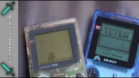 GB Boy Pocket vs Nintendo Game Boy Pocket Review & Comparison Video