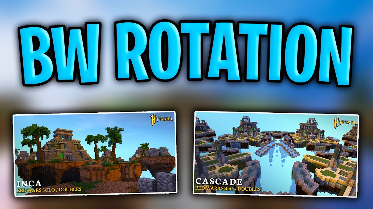 Playing on the new BEDWARS map rotation
