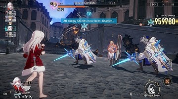 Clara Solo vs Gepard Level 90 Difficulty 5 The Elation Path - Honkai Star Rail