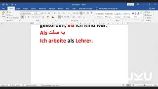 Über Satzglieder II ساختار جمله در زبان آلمانی