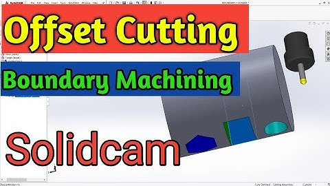 Offset cutting and boundary machinng